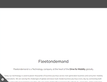 Tablet Screenshot of fleetondemand.com